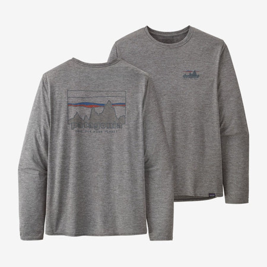 Men Patagonia Shirts | M'S Capilene® Cool Daily Shirt -'73 Skyline: Feather Grey