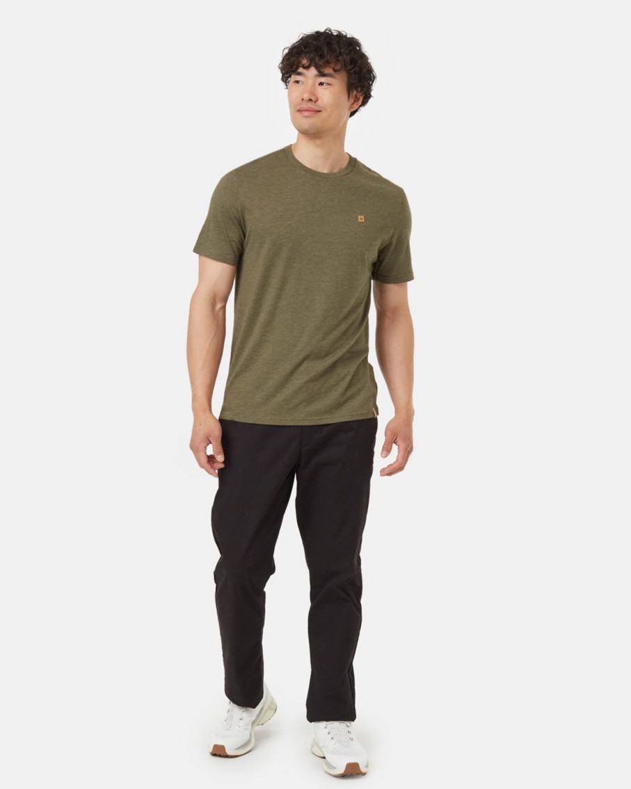 Men Ten Tree Shirts | M'S Classic T-Shirt- Olive Night/Green Heather