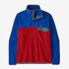 Men Patagonia Sweaters | M'S Lightweight Synchilla® Snap-T® Fleece Pullover -Touring Red