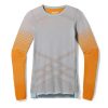 Women Smartwool | W'S Intraknit Merino 200 Pattern Crew-Lead Marmalade