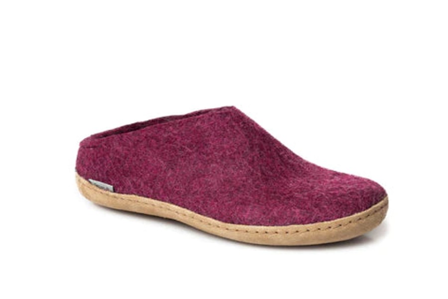 Men Glerups Slippers | Glerup Slipper-Cranberry