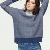 Women Zaket & Plover Sweaters | W'S Zip Collar Sweater- Indigo