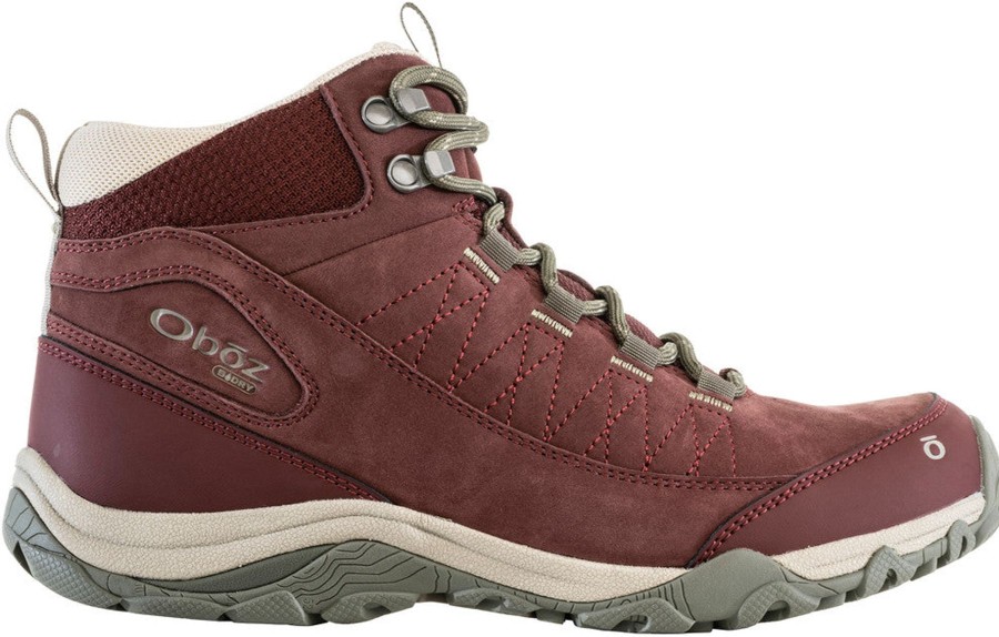 Women Oboz Shoes | W'S Ousel Mid B-Dry- Port