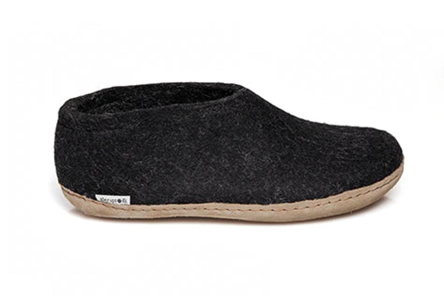 Men Glerups Slippers | Glerup Shoe-Charcoal