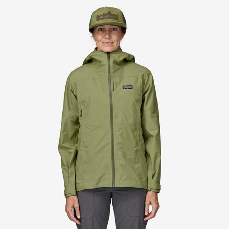 Women Patagonia Jackets | W'S Boulder Fork Rain Jacket-Buck Horn Green