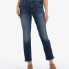 Women Kut Denim Pants | Reese High Rise Ankle Straight Leg-Enchantment