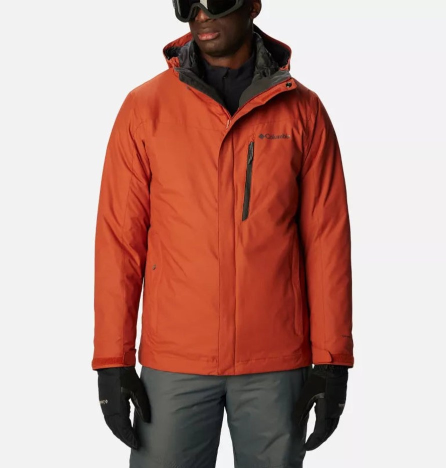 Men Columbia Parkas | Men'S Whirlibird Iv Interchange Jacket-Warp Red