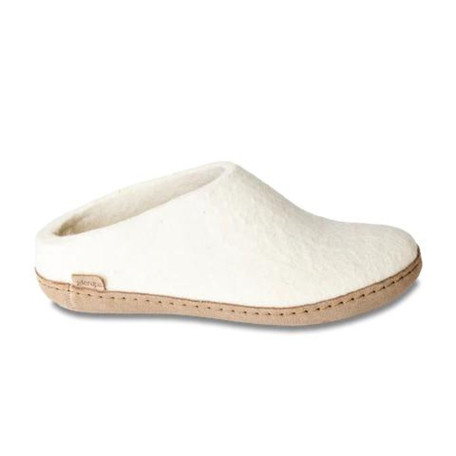 Women Glerups Slippers | Glerup Slipper-White