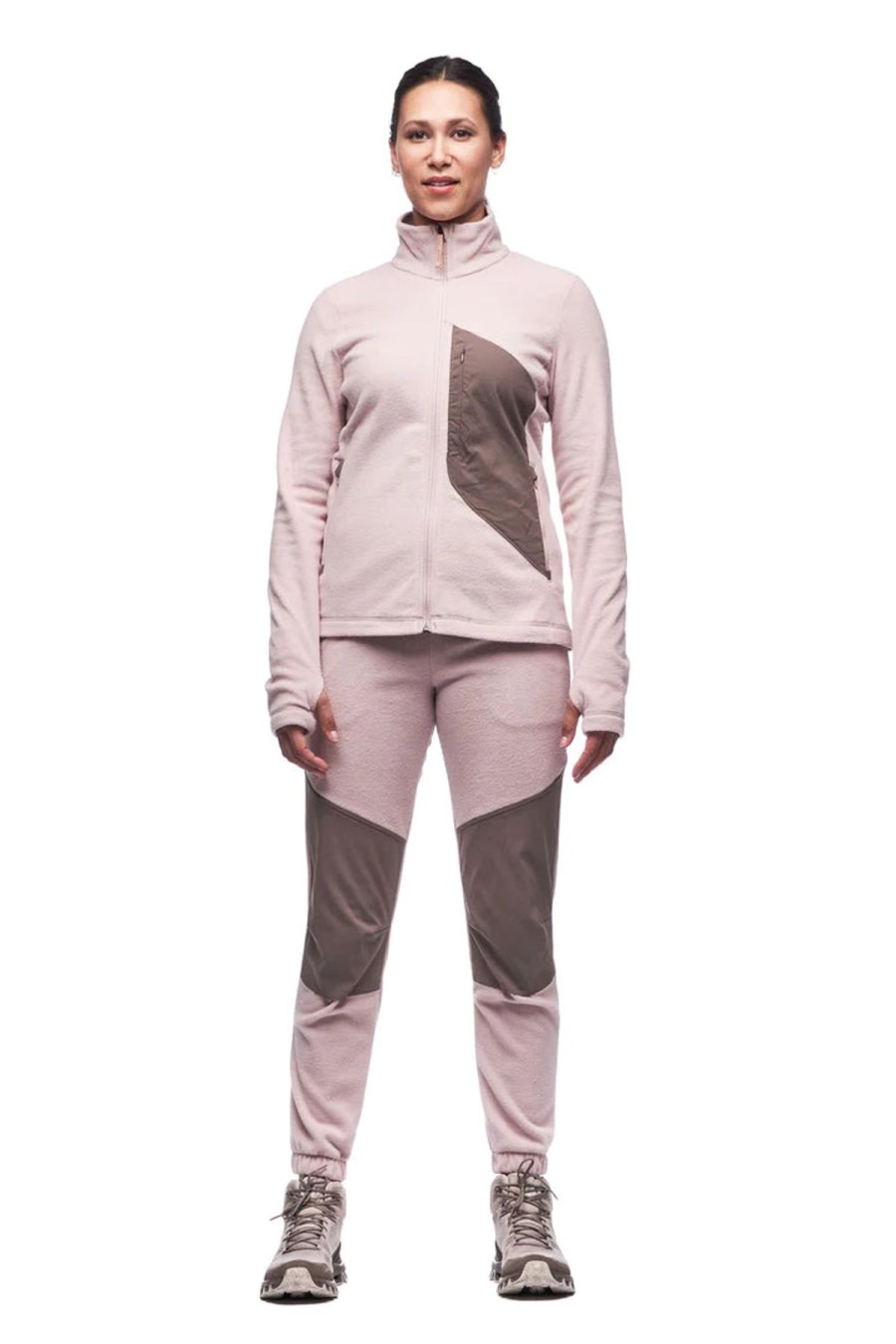 Women Indyeva Sweaters | Comodo Full Zip Sweater-Rose Gold