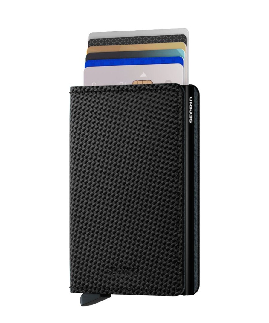 Women Secrid Wallets | Slimwallet-Carbon Black