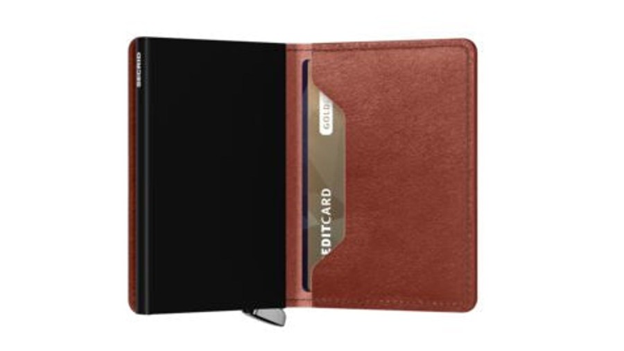 Women Secrid Wallets | Slimwallet -Basco Brown