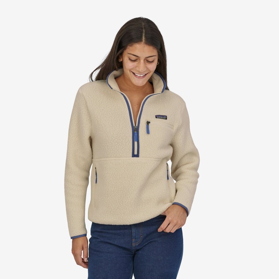 Women Patagonia Sweaters | W'S Retro Pile Fleece Marsupial-Natural