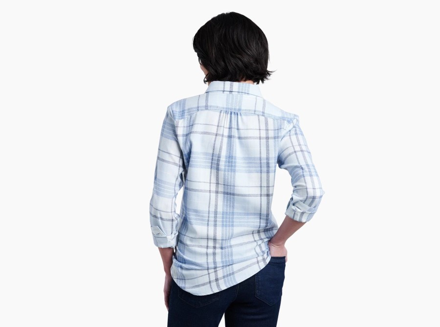 Women Kuhl Shirts | W'S Kamila Flannel-Glacier