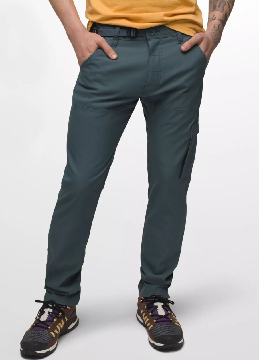 Men PrAna Pants | M'S Stretch Zion Slim Pant-Grey Blue