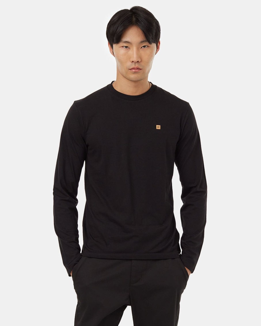 Men Ten Tree Shirts | M'S Classic Long Sleeve- Meteorite Black