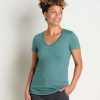 Women Toad&Co Shirts | W'S Marley Short Sleeve Tee- Silver Pine