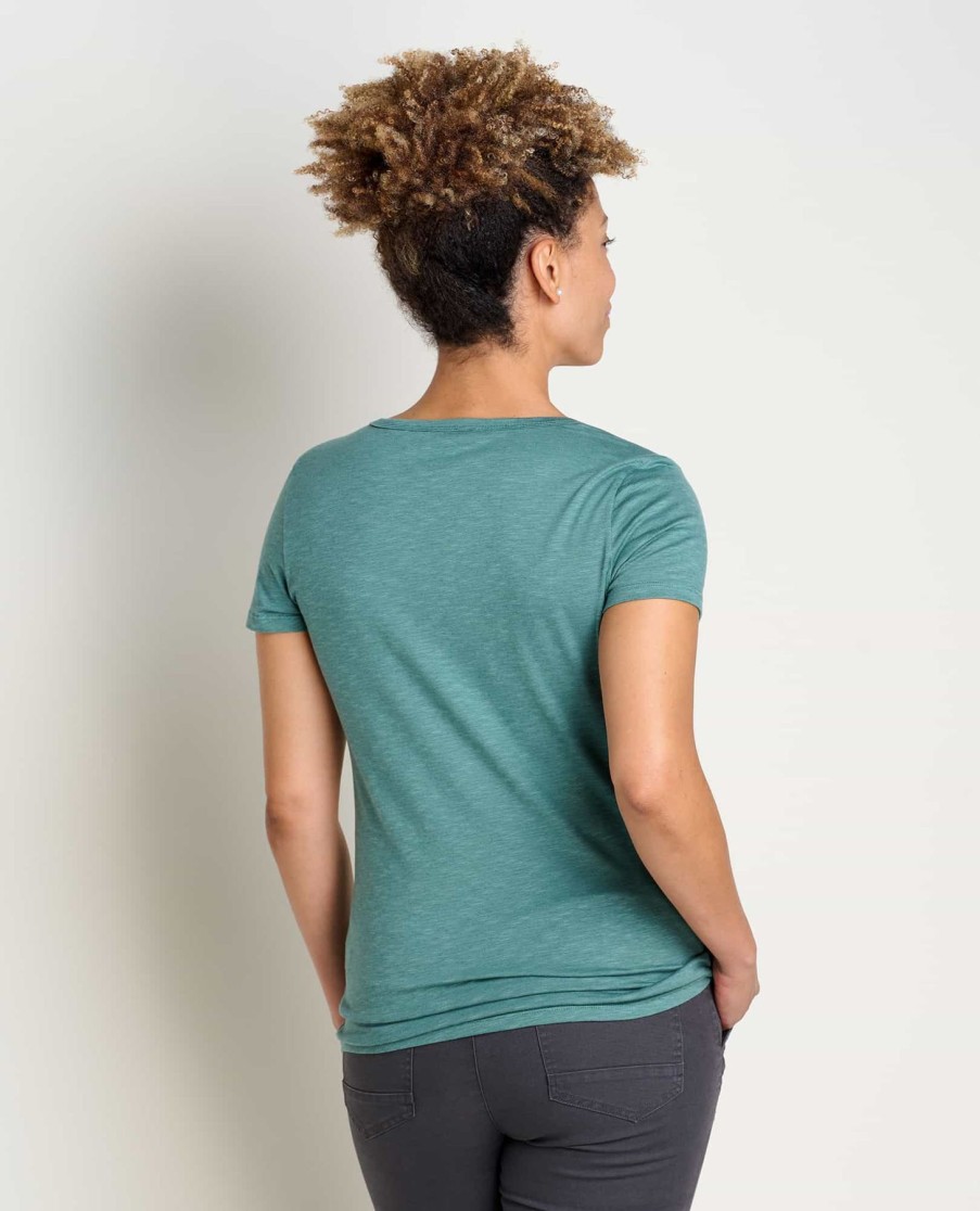 Women Toad&Co Shirts | W'S Marley Short Sleeve Tee- Silver Pine