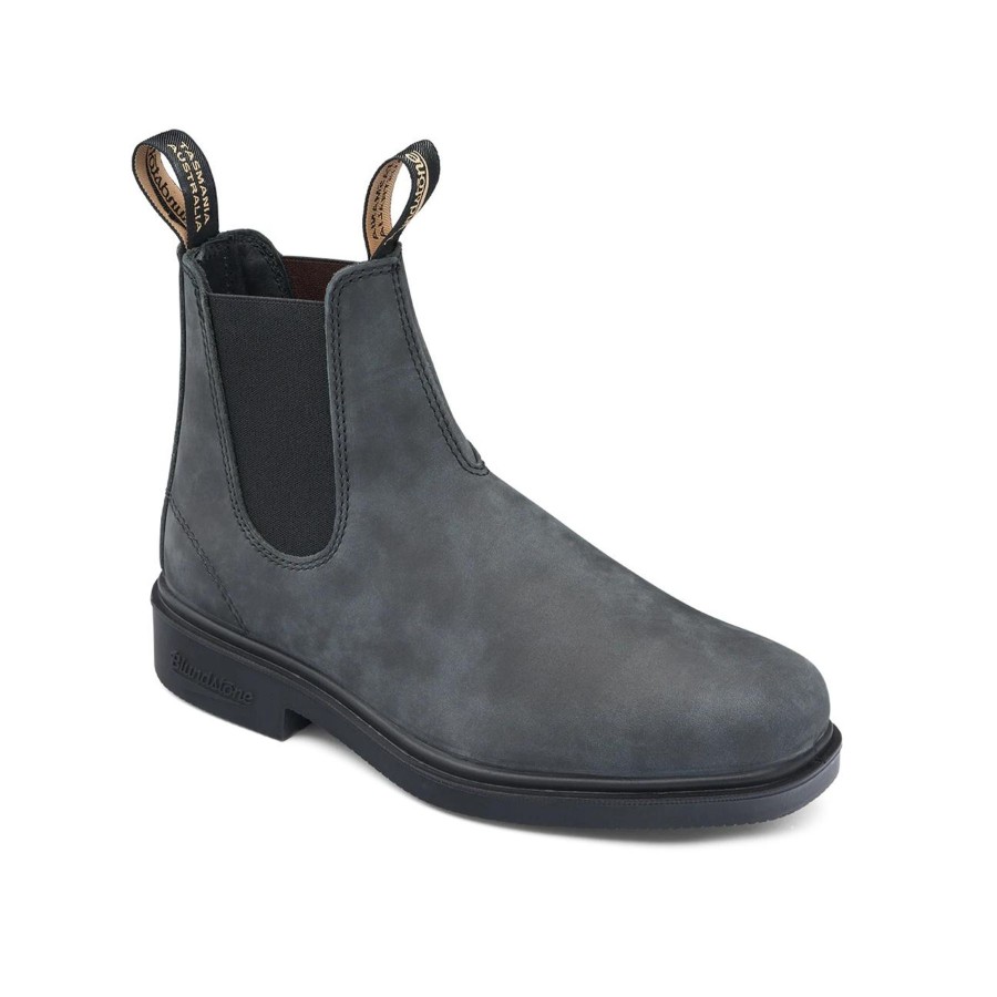 Men Blundstone Boots | Dress 1308-Rustic Black