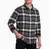 Men Kuhl Shirts | M'S Law Flannel-Black Sand