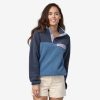 Women Patagonia Sweaters | W'S Lightweight Synchilla® Snap-T® Fleece Pullover -Utility Blue