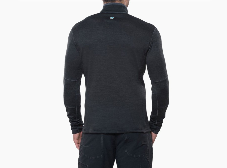 Men Kuhl Shirts | M'S Ryzer Ls- Black/Koal