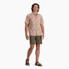 Men Royal Robbins Shirts | M'S Comino S/S-Baked Clay Bonsall Print