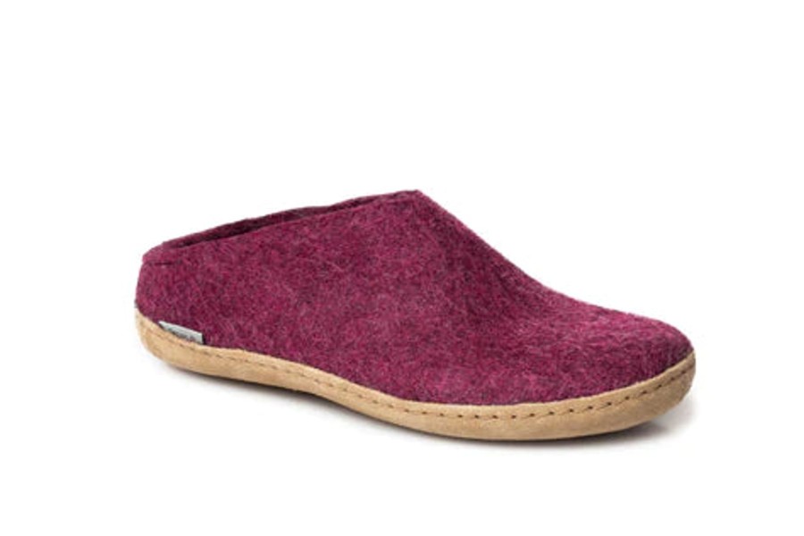 Women Glerups Slippers | Glerup Slipper-Cranberry