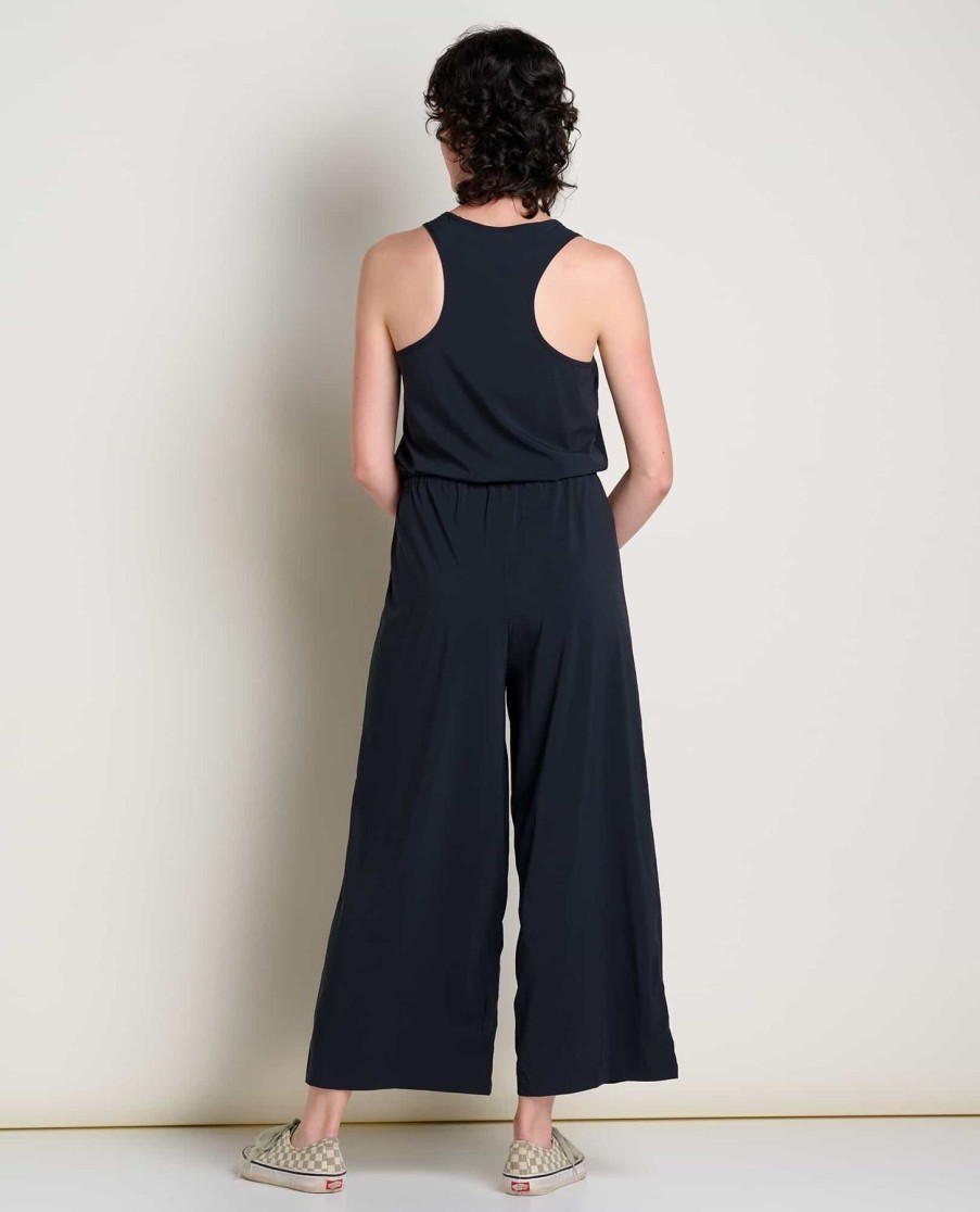 Women Toad&Co | W'S Livvy Racer Back Jumpsuit- Black