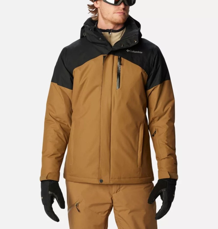 Men Columbia Parkas | M'S Last Tracks Insulated Ski Jacket-Delta Black