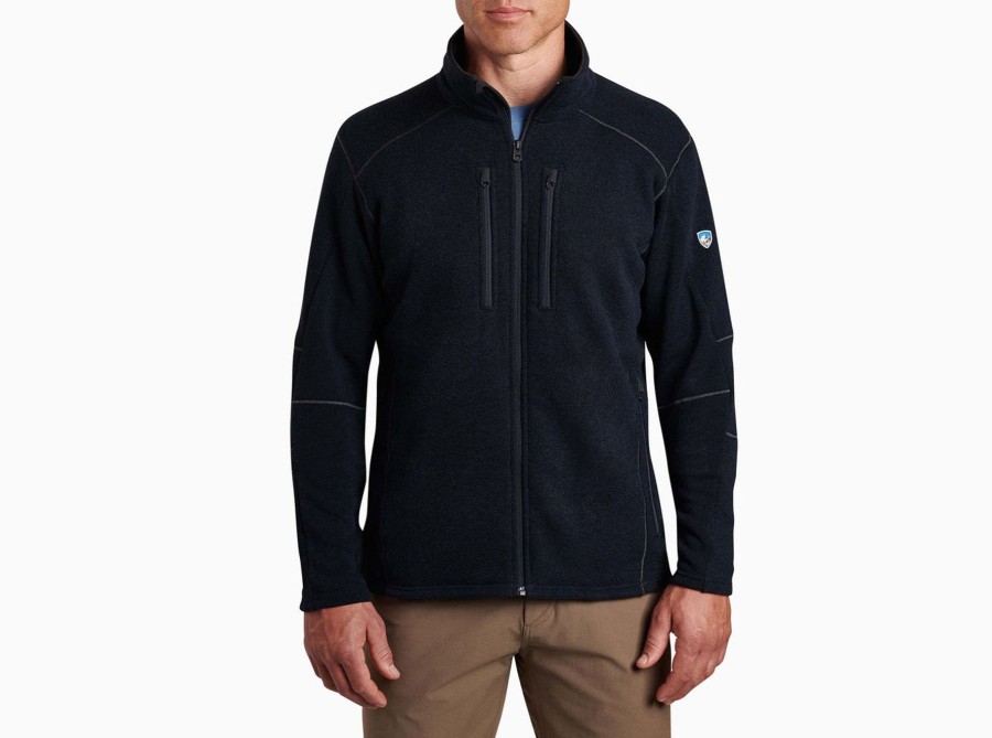 Men Kuhl Sweaters | M'S Interceptr Full Zip-Mutiny Blue