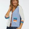 Women Zaket & Plover Sweaters | W'S Colour Block Cardi- Denim