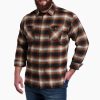 Men Kuhl Shirts | M'S Dillingr Flannel Ls- Red Rock Falls