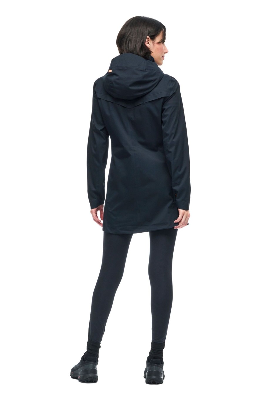 Women Indyeva Jackets | Kisa Ii Long Rain Jacket-Black