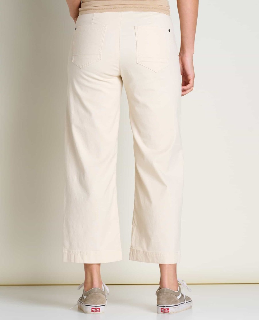 Women Toad&Co Pants | W'S Earthworks Wide Leg Pant-Salt