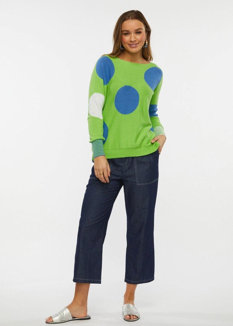 Women Zaket & Plover Sweaters | W'S Spot Sweater-Lime