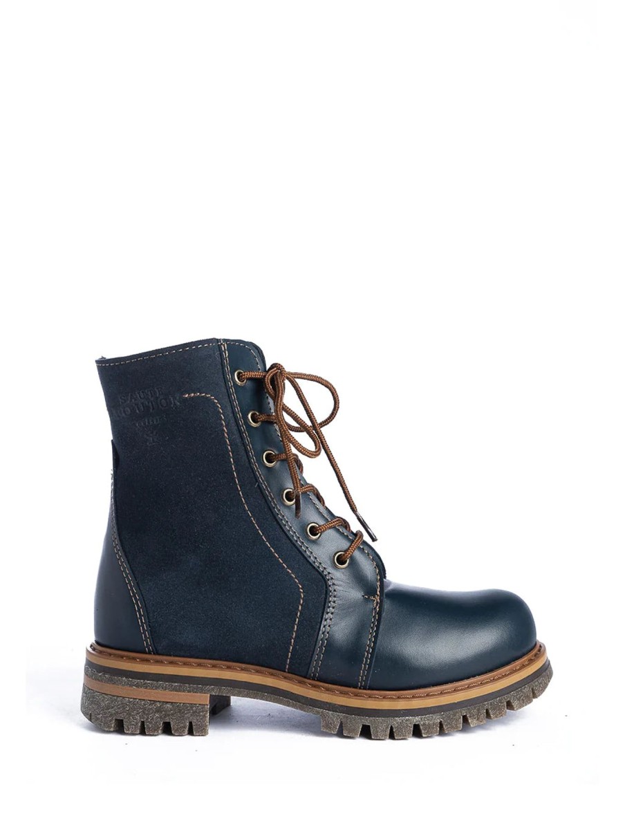 Women Saute Mouton Boots | Pam Navy-Gigi