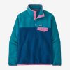 Women Patagonia Sweaters | W'S Lightweight Synchilla® Snap-T® Fleece Pullover -Lagom Blue