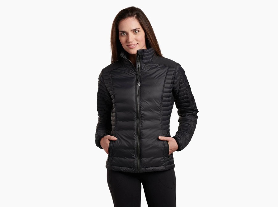 Women Kuhl Parkas | W'S Spyfire Jacket-Blackout