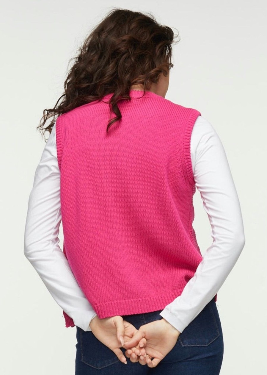 Women Zaket & Plover Sweaters | W'S Pocket Vest-Orchid