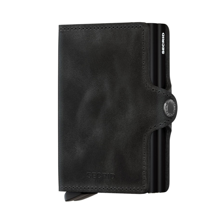 Women Secrid Wallets | Twinwallet-Vintage Black