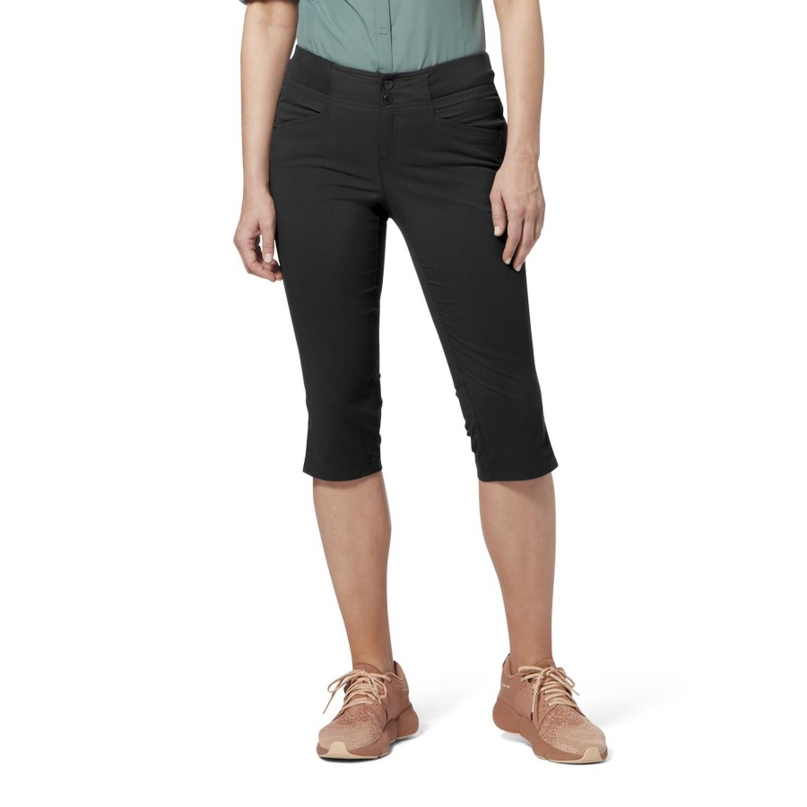 Women Royal Robbins Pants | W'S Jammer Ii Capri-Black