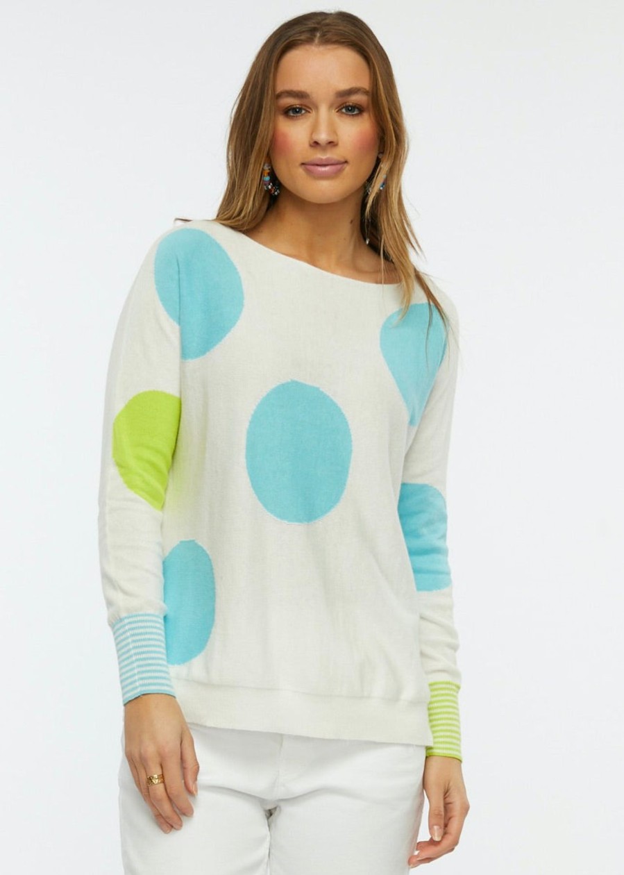 Women Zaket & Plover Sweaters | W'S Spot Sweater-White