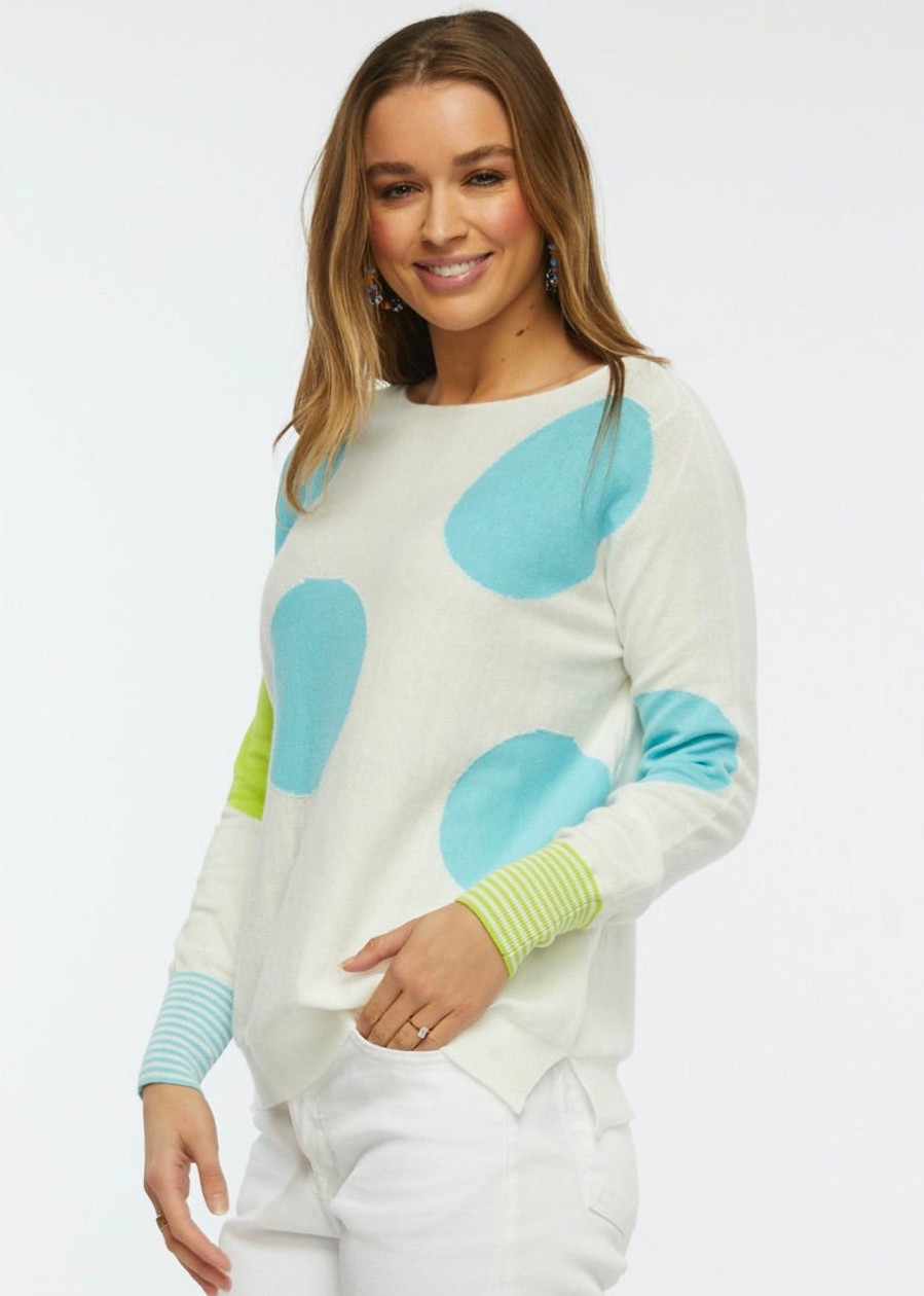 Women Zaket & Plover Sweaters | W'S Spot Sweater-White