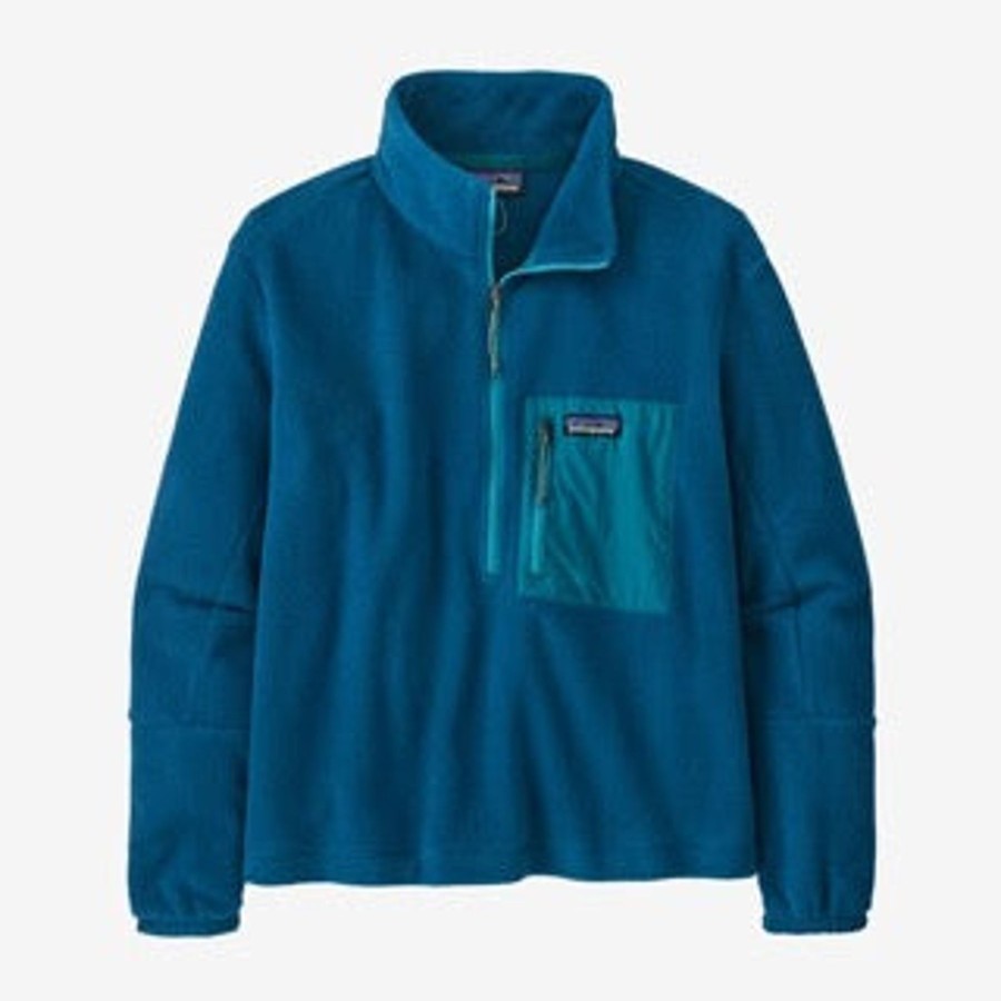 Women Patagonia Sweaters | W'S Microdini 1/2-Zip Fleece Pullover -Lagom Blue