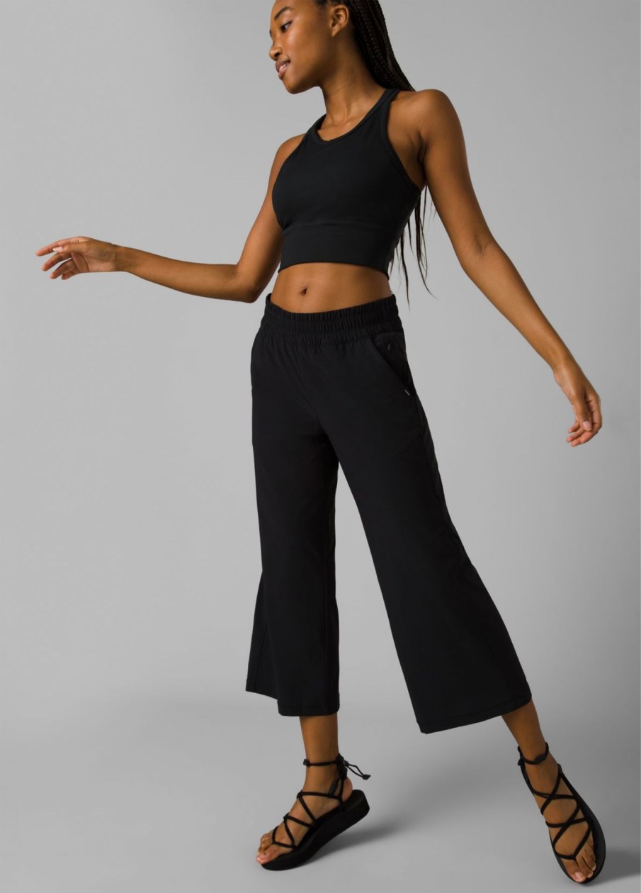 Women PrAna Pants | W'S Railay Wide Leg Pant- Black