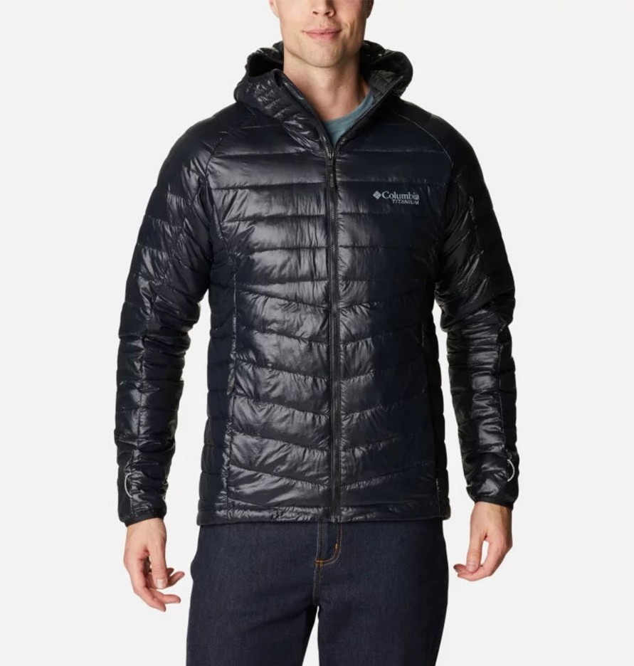 Men Columbia Parkas | M'S Platinum Peak Hooded Jacket-Black