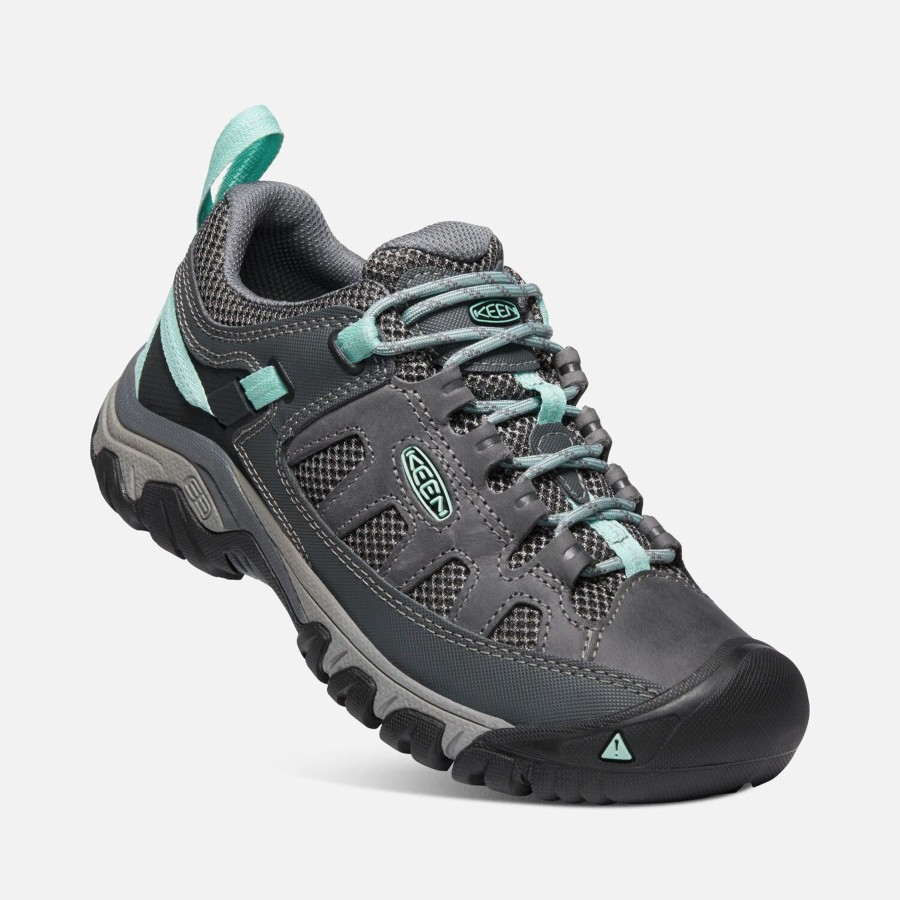 Women Keen Shoes | W'S Targhee Vent-Steel Grey/Ocean Wave