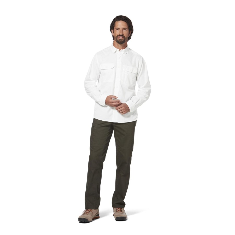 Men Royal Robbins Shirts | M'S Global Expedition L/S-White