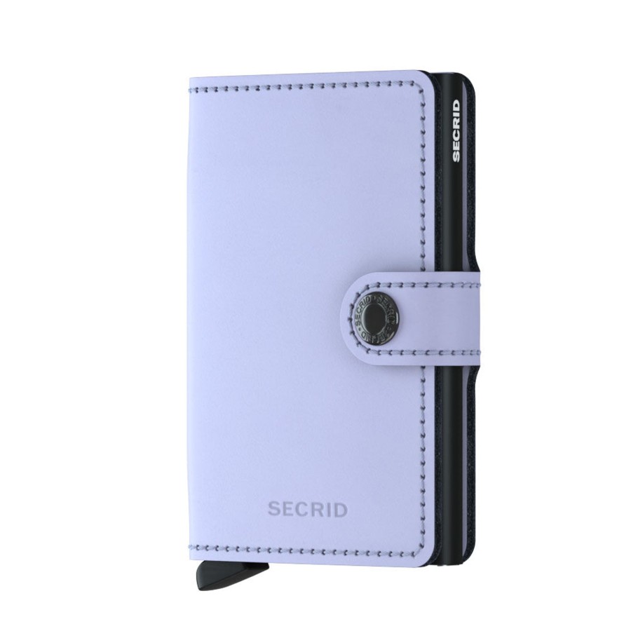 Women Secrid Wallets | Miniwallet-Matte Lilac Black