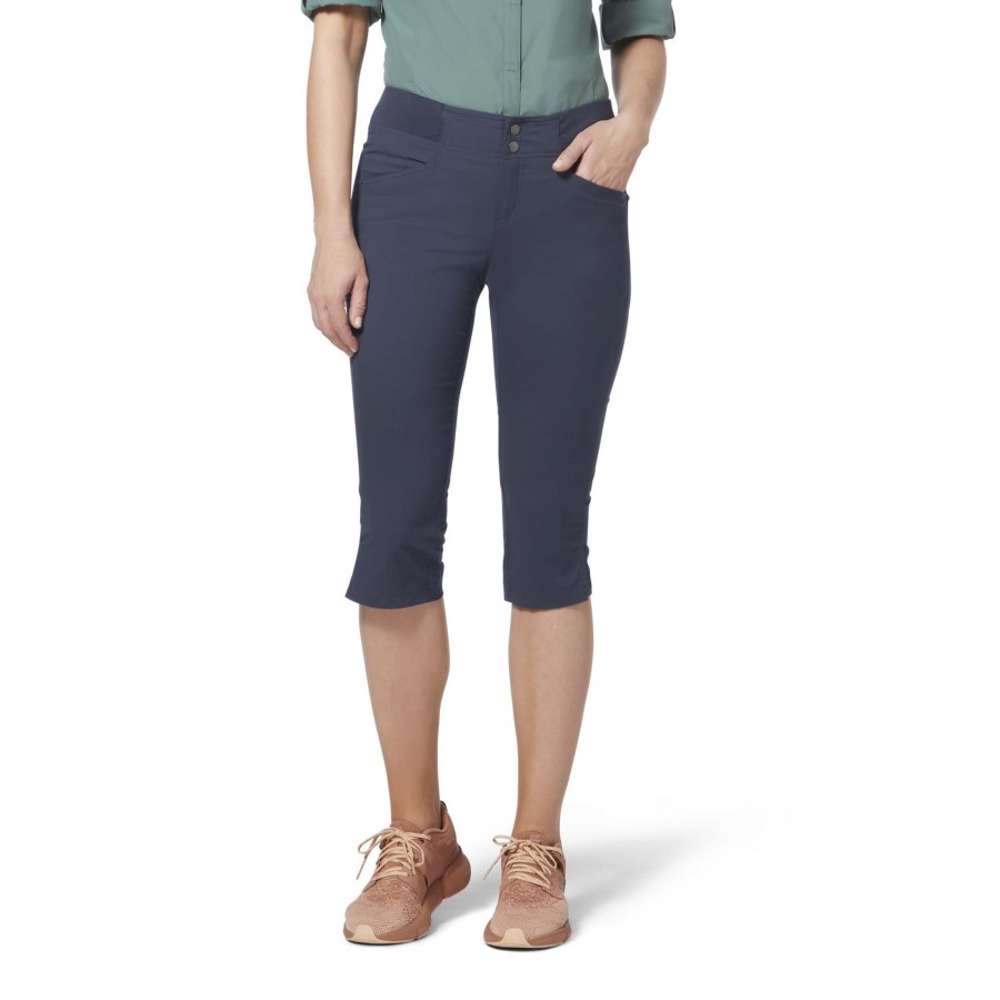 Women Royal Robbins Pants | W'S Jammer Ii Capri-Navy